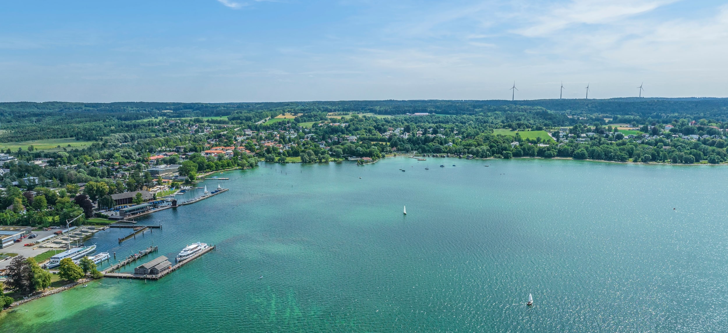 Idyllische Ansicht des Starnberger Sees