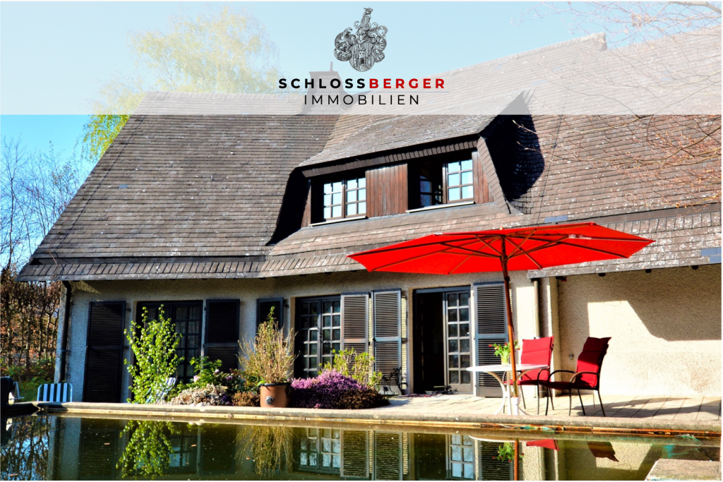 Architektenvilla Gartenansicht